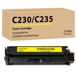 C230/C235 Yellow Toner Cartridge Replacement for Xerox C230 C235 C225 Printer Ink for 006R04386 006R04394 Yellow High Capacity Toner Cartridge (1-Pack)