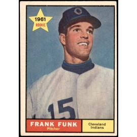 1961 Topps # 362 Frank Funk Cleveland Indians (Baseball Card) EX Indians