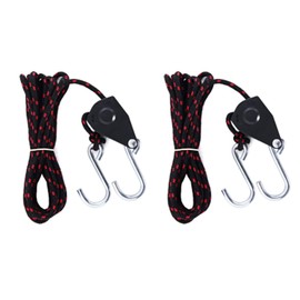 Mind and Action Kayak Tie Down Straps,Quick Hood Loops Trunk Anchor,Canoe Transport Accessories Secure Vehicle Lashing Point (2 Pulley Hooks)