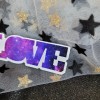 Moonlight Jade STKR055 GALAXY LOVE Shaped Star Sticker | Vinyl
