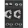 100 Sets Metal Snaps Buttons with Fastener Pliers Press Tool