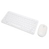 2.4G Wireless Keyboard Mouse Combo 78 Key Retro Round Keycap
