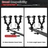 Dioty ATV Double Gun Rack, Hunting Tool Holder Mount for