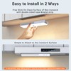 LED Closet Light, 30LEDs Dimmer USB Rechargeable Motion Sensor Light