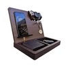Gift for men, Wooden Desk and Nightstand Organizer, Phone Docking