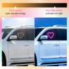Solar Heart LED Car Light – 6 Lighting Modes, Vibration