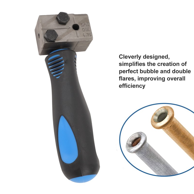 3/16in Flaring Tool Metal Handheld Brake Line Flare Tool for