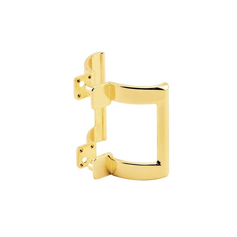 Prime-Line M 6161 2-1/4 In. Bright Brass Shower Door Handle
