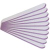 Pack of 10 Professional Zebra File Straight 100/180 - Nail
