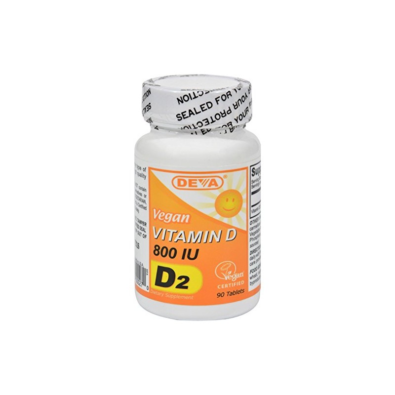 Deva Vegan Vitamins D - 800 IU - Essential in