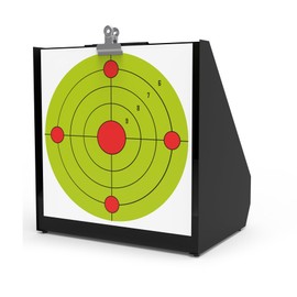 KNINE OUTDOORS Pellet Bullet Trap, 100 Pack 11" X 11" Bullseye Paper Targets, Pellet Gun Targets for Backyard, Bullet Box (Bullet Trap) (Bullet Trap)