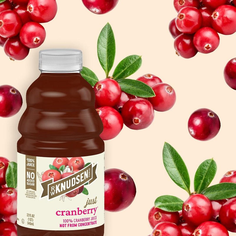 R.W. Knudsen Cranberry Juice Not from Concentrate, 32 fl oz