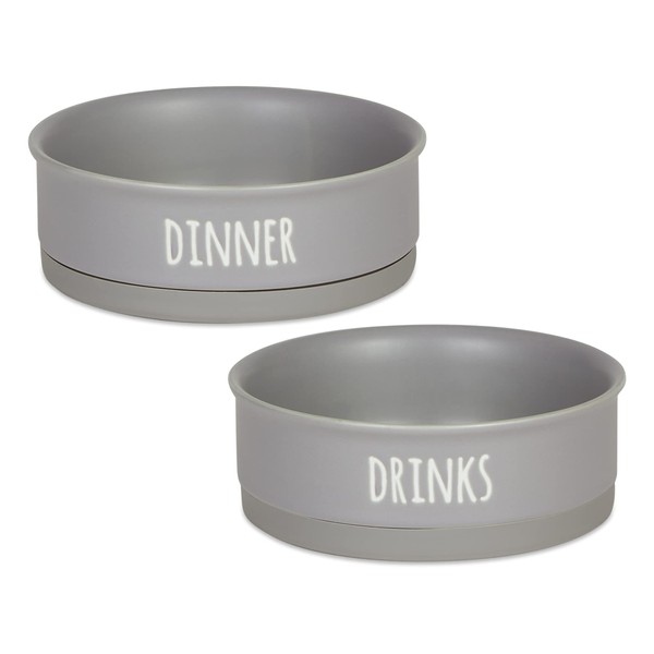 Bone Dry Ceramic Pet Bowls for Dogs & Cats Dishwasher