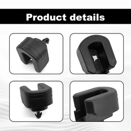 2Pcs Rear baffle bushing Rear Right Compatible with 2014-2019 Chevy Silverado 1500 2500HD 3500HD Colorado GMC Sierra 1500 2500 HD 3500 HD Canyon Replace OE 22966936 84131760 84331136