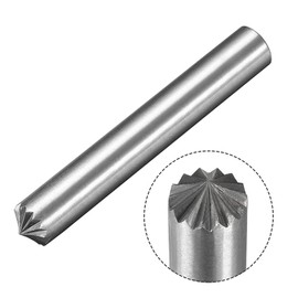 KEWAYO Chrysanthemum Splitting Rod, Leather Craft, Eyelet, Hook, Hand Drilling Tool, DIY Craft Tool, Hole Punch Set (0.1 - 0.4 inches (3 - 10 mm), Set of 8