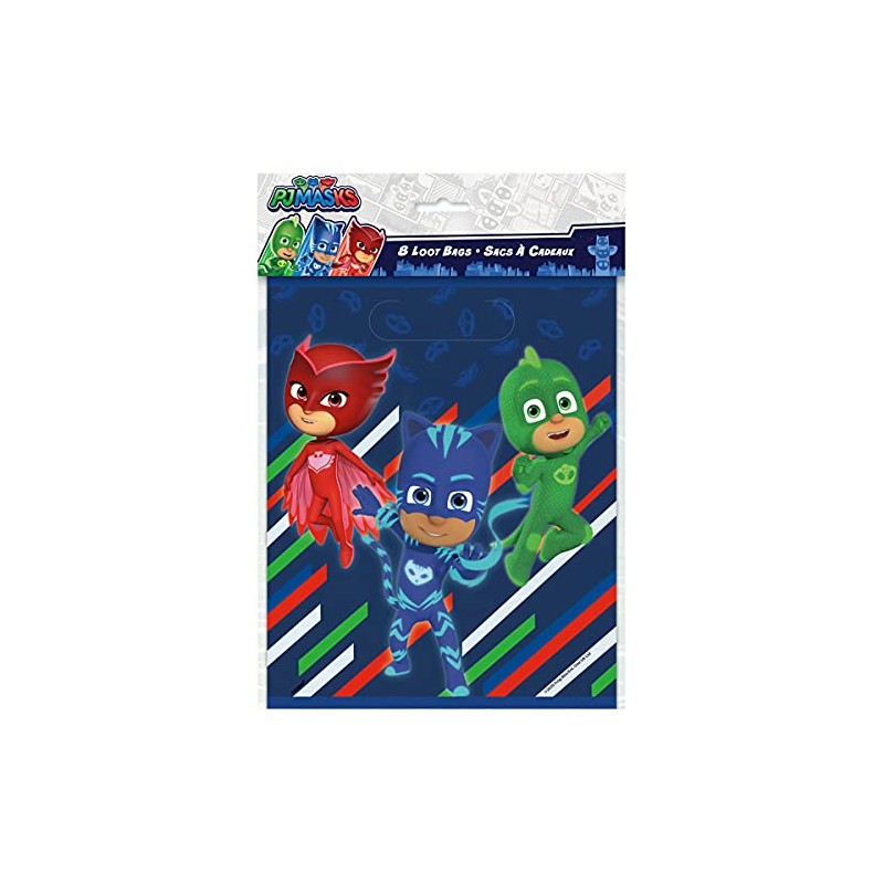 Unique 30382105 PJ Masks Birthday Party Loot Bags - 8