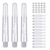 CyeeLife 15pcs Dart Shafts with 20pcs Metal o Rings,5 sets