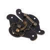 Vintage Latch Hasp Clasp Lock, Antique Bronze Embossing Latch with
