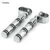 Bravedog Motorcycle Highway Foot Pegs Rest Black 25-32mm Engine Guard