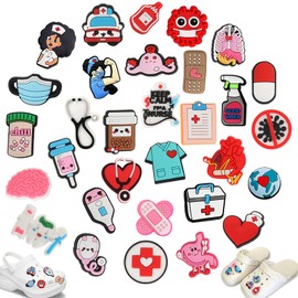 Cartoon Shoe Pins, Pack of 30 Shoe Badges, PVC Shoe Charms, Decoration for Children, Girls, Boys, DIY Shoe Pens, Birthday Party Gifts, Polyvinyl Chloride, PVC