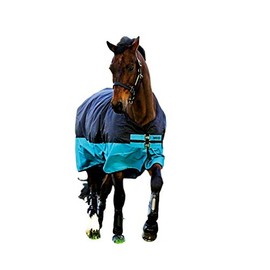 Horseware Ireland Mio Turnout Sheet Lite Black/Turquoise/Black 63