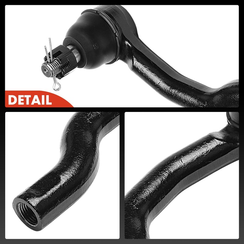 A-Premium 2 x Front Outer Tie Rod Ends, Compatible with