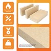 12PCS Woodstove Firebricks, Fire Bricks, Size 9" X 4-1/2" X
