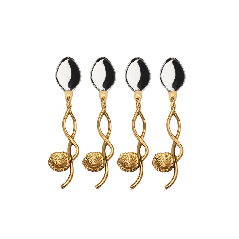 Godinger Appetizer Spoon, Salad Spoon Dessert Spoon Set, Mayfair, Set