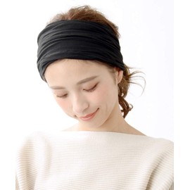 [ヴxante-nu] vingtaine Comb xyukusyu Turban Style Hair Band Headband Hair Accessory, HB – 30 - blk