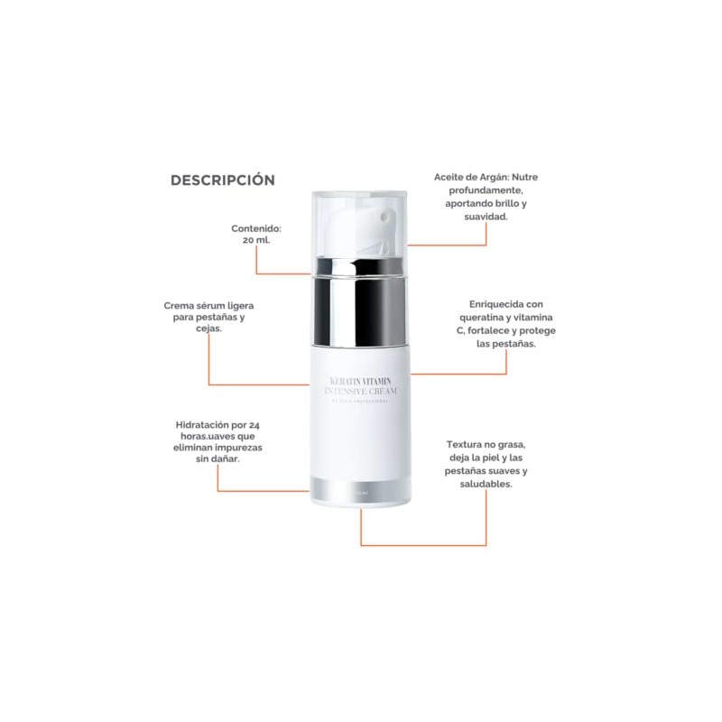 DLUX Keratin Vitamin Intesive Cream for Eyelash and Brows;
