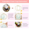 Zhenqing 4-Piece Halloween Embroidery Kit for Beginners - Spooky Ghost,