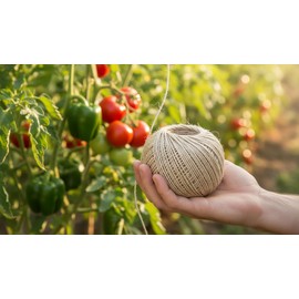 Sisalana® Premium Brazilian 1640ft (500m) Ball Sisal Twine, 100% Natural Garden Twine for Plants, Crafts, Gift Wrapping, Packing & DIY Projects, Strong & Biodegradable
