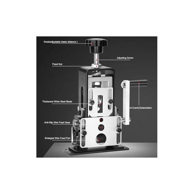 Manual Wire Stripping Machine Gauge Wire 0.06-1'', Scrapping Copper Wire