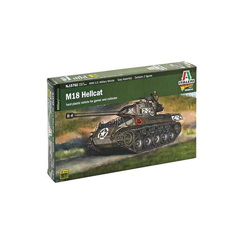 Italeri M18 Hellcat Vehicle Scale 1 : 56, Tanks