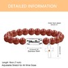 Oneress Golden Sandstone Beads Bracelet Real Mustard Seed Faith Bracelet