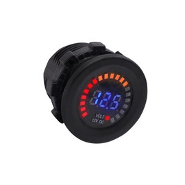 Vaguelly Car Motorcycle Voltmeter Digital Display Volt Gauge 12v Dc Voltage Meter