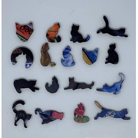 Wooden Jigsaw Puzzle for Adults - On The Shelf - 215 Pieces. Made in USA by Nautilus Puzzles