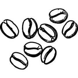 Azeeda A8 'Coffee Beans' Stamp (Unassembled) (RS00032671)