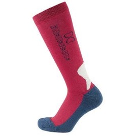 PFIFF Soulhorse Horse Riding Socks Tri-Coloured, unisex_adult, Pink/dark blue/white., 40-42
