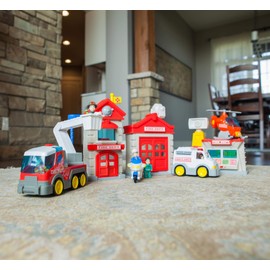 Fat Brain Toys Fire Station Playset