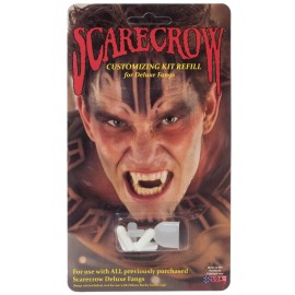 Scarecrow New Best Deluxe Customizing Refill Kit for Realistic Vampire Fangs Free Shipping