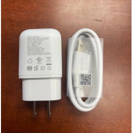 LG Original Genuine LG Fast Charger Adapter + Type C Cable for LG Stylo 6 LG Velvet