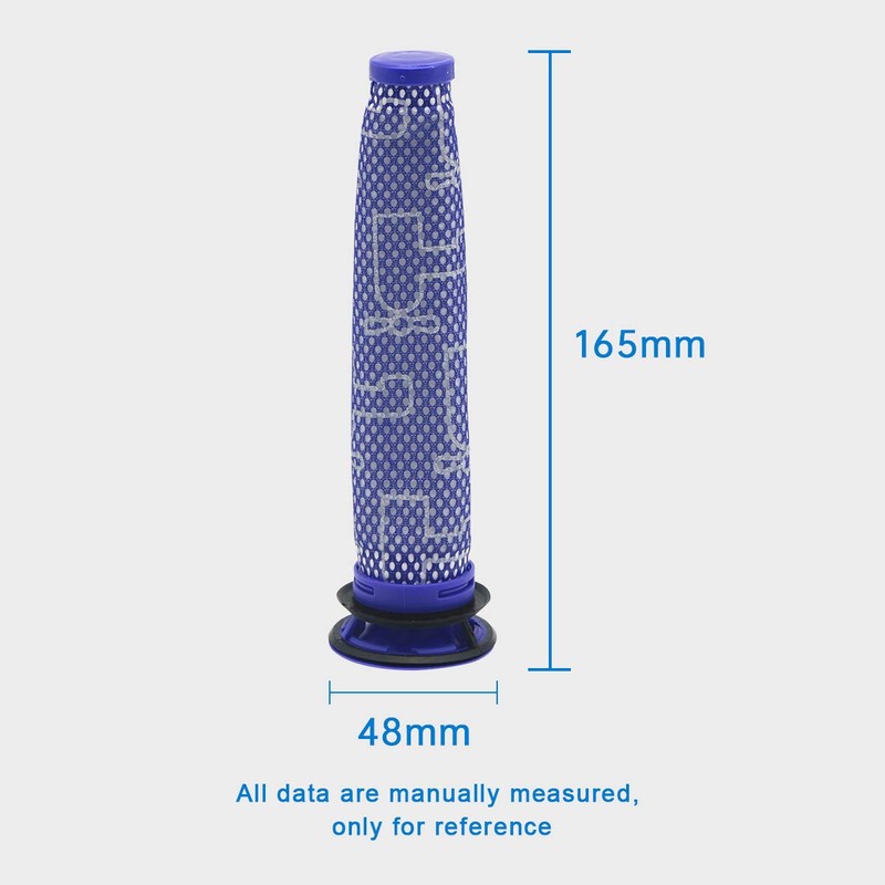 YanBan Washable Pre-Filter for Dyson V6 V7 V8 DC62 DC61
