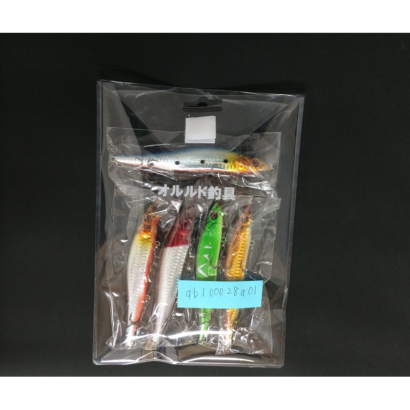【正規輸入品】オルルド釣具 ルアーセット 5個 14cm 23g ミノー E シーバス・ヒラメ・マゴチ ショア ボートゲームの青物