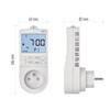EMOS 2-in-1 Socket Thermostat and Timer, Digital Room Temperature Controller