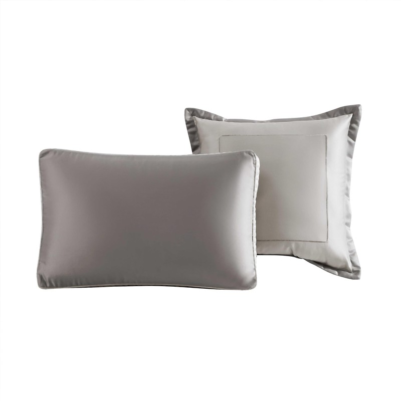 Riverbrook Home Kendall Comforter Set, Queen, Silver/Gray, 7 Piece Set