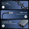 Minthouz USB C to Ethernet Adapter，5G Wired Network Adapter,Aluminum RJ45