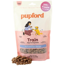 Pupford Freeze Dried Training Treats for Dogs & Puppies, 215+ Six Ingredient Bites (Surf & Turf, 3 oz)