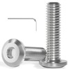 Pack of 20 M6 x 12 Flat Head Screws Stainless