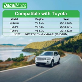 Dacall Engine & Cabin Air Filter Set for Toyota Sequoia V8-5.7L (2014-2022), Tundra V8-4.6L (2014-2019), Tundra V8-5.7L (2014-2021). Replace CA11895, CF10285